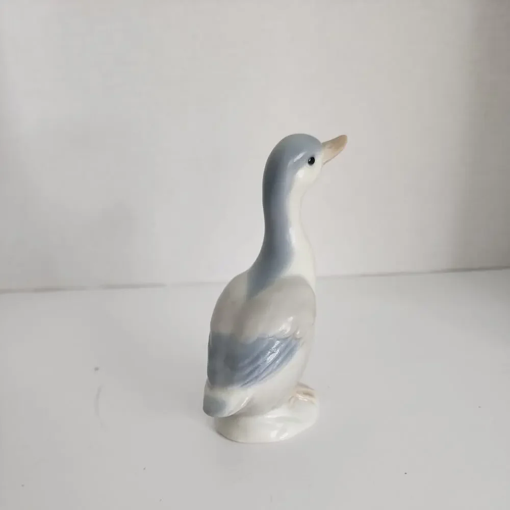 Vtg Otagiri Gray Goose Ceramic Figurine Japan Muted Color Matte Finish